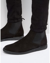 schwarze Nubuk Chelsea Boots von Zign Shoes