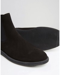 schwarze Nubuk Chelsea Boots von Zign Shoes