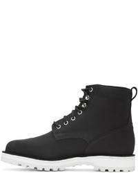 schwarze Nubuk Stiefel von Diemme