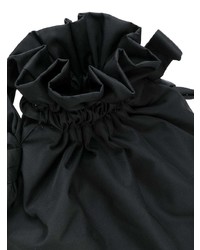 schwarze Nylon Beuteltasche von Simone Rocha