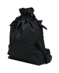 schwarze Nylon Beuteltasche von Simone Rocha