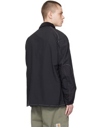 schwarze Nylon Bomberjacke von Barbour