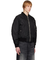 schwarze Nylon Bomberjacke von Givenchy