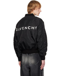 schwarze Nylon Bomberjacke von Givenchy