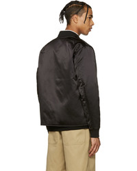 schwarze Nylon Bomberjacke von Acne Studios