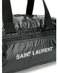 schwarze Nylon Sporttasche von Saint Laurent