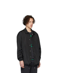schwarze Shirtjacke aus Nylon von Han Kjobenhavn