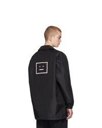 schwarze Shirtjacke aus Nylon von Acne Studios