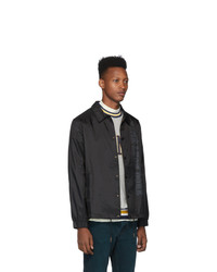 schwarze Shirtjacke aus Nylon von Aimé Leon Dore