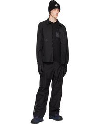 schwarze Shirtjacke aus Nylon von Moncler