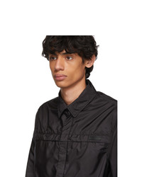 schwarze Shirtjacke aus Nylon von Prada
