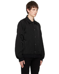 schwarze Shirtjacke aus Nylon von RtA