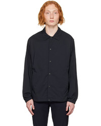 schwarze Shirtjacke aus Nylon von Theory