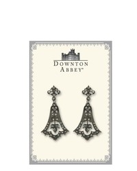 schwarze Ohrringe von Downton Abbey
