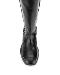 schwarze Overknee Stiefel aus Leder von Toga Pulla