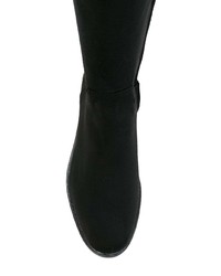 schwarze Overknee Stiefel aus Wildleder von MICHAEL Michael Kors