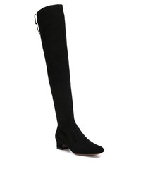 schwarze Overknee Stiefel aus Wildleder von L'Autre Chose