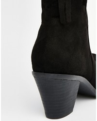 schwarze Overknee Stiefel von Glamorous