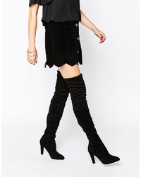 schwarze Overknee Stiefel von Carvela