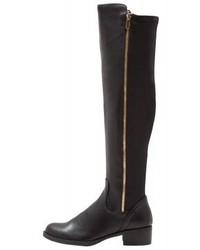 schwarze Overknee Stiefel von Dorothy Perkins