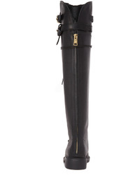 schwarze Overknee Stiefel von Joie