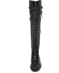 schwarze Overknee Stiefel von Joie