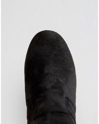 schwarze Overknee Stiefel von Asos