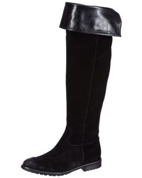 schwarze Overknee Stiefel von Kennel und Schmenger Schuhmanufaktur