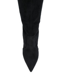 schwarze Overknee Stiefel von Casadei