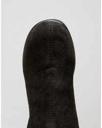 schwarze Overknee Stiefel von Pull&Bear