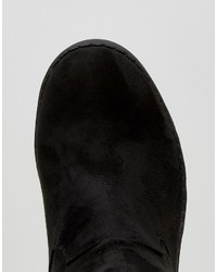 schwarze Overknee Stiefel von Boohoo