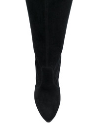 schwarze Overknee Stiefel von Casadei