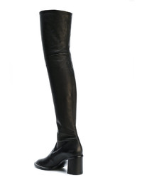 schwarze Overknee Stiefel von Casadei