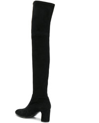 schwarze Overknee Stiefel von Casadei