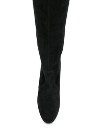 schwarze Overknee Stiefel von Casadei