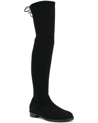 schwarze Overknee Stiefel von Baldinini