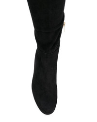 schwarze Overknee Stiefel von Jimmy Choo