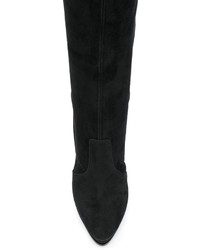 schwarze Overknee Stiefel von Casadei