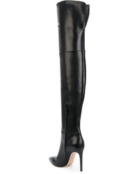 schwarze Overknee Stiefel von Casadei