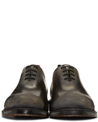 schwarze Oxford Schuhe von Thom Browne