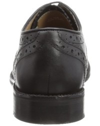 schwarze Oxford Schuhe von Brand X