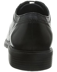 schwarze Oxford Schuhe von Geox