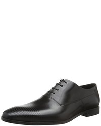 schwarze Oxford Schuhe von Hugo