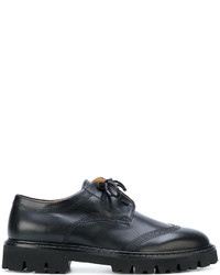 schwarze Oxford Schuhe von Maison Margiela