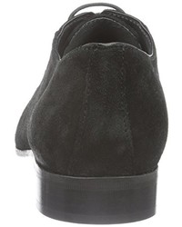 schwarze Oxford Schuhe von Uomo