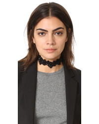 schwarze Pailletten Halskette von Vanessa Mooney