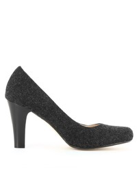 schwarze Pailletten Pumps von Evita