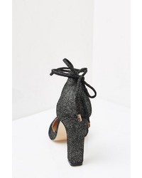 schwarze Pailletten Pumps von faina