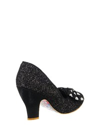 schwarze Pailletten Pumps von Irregular Choice