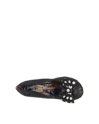 schwarze Pailletten Pumps von Irregular Choice